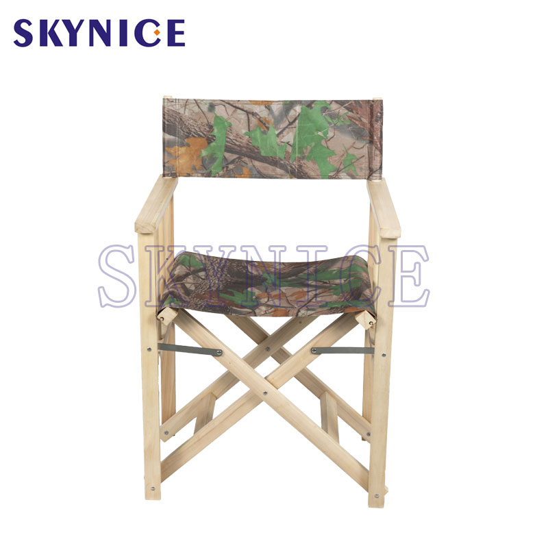 Открит дървен къмпинг стол за пикник