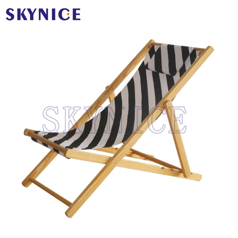 Дървени преносими столове за плаж Цветен стол на платноходката